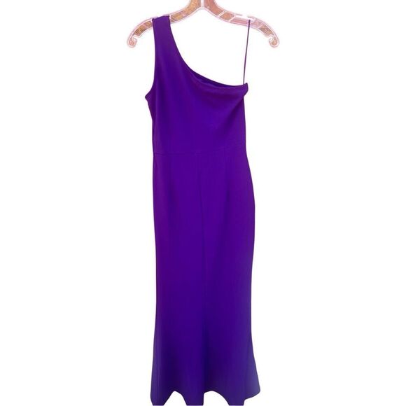 Mushare Purple Maxi One shoulder Dress Sz S NWT - Picture 2 of 7